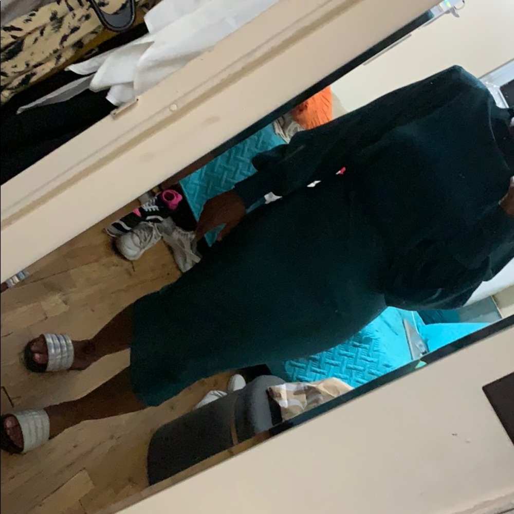 ASOS emerald green dress